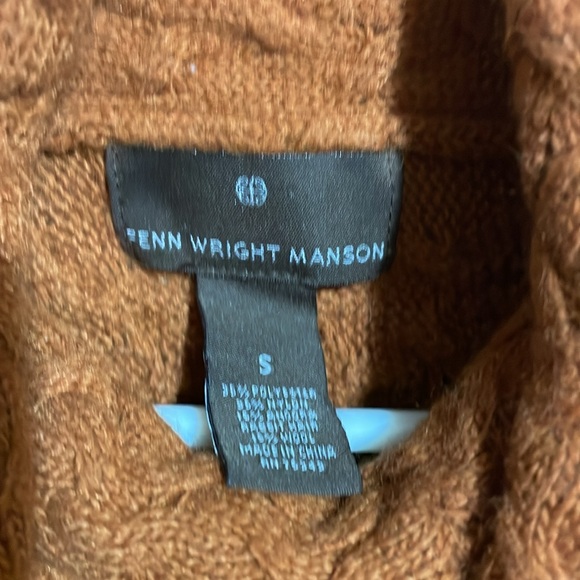 Fenn Wright Manson Women's Cowl Neck Sweater - Warm Rust. Size small. - Picture 2 of 5
